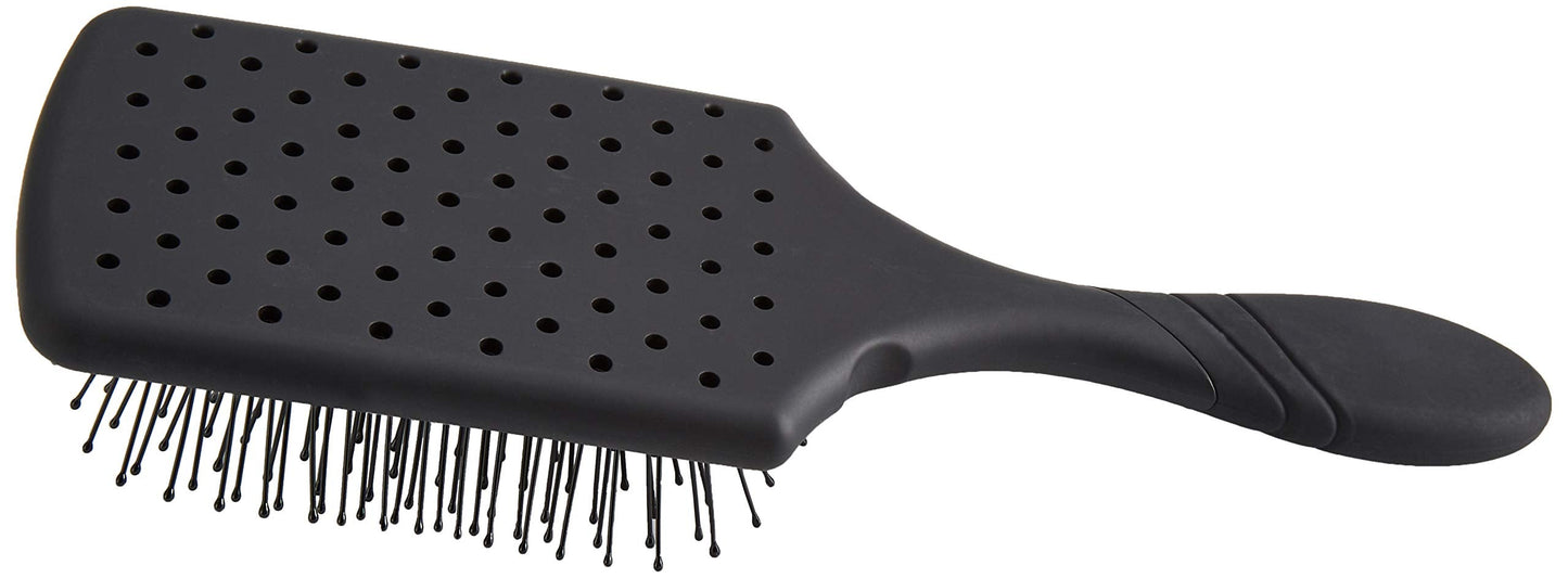 Wet Brush Paddle Detangler Hair Brush Black with Soft Bristles, Perfect Hair Brush for Men, Women and Kids, Detangler for All Hair Types - Blackout Beauty & Personal Care Wet Brush