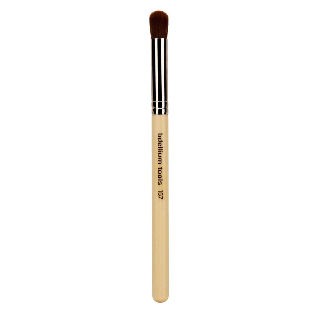 Bdellium Tools Professional Makeup Brush - Special FX Series 167 Mini Finger - With Soft Synthetic Fibers, For Precision Detailing (Bamboo, 1pc)