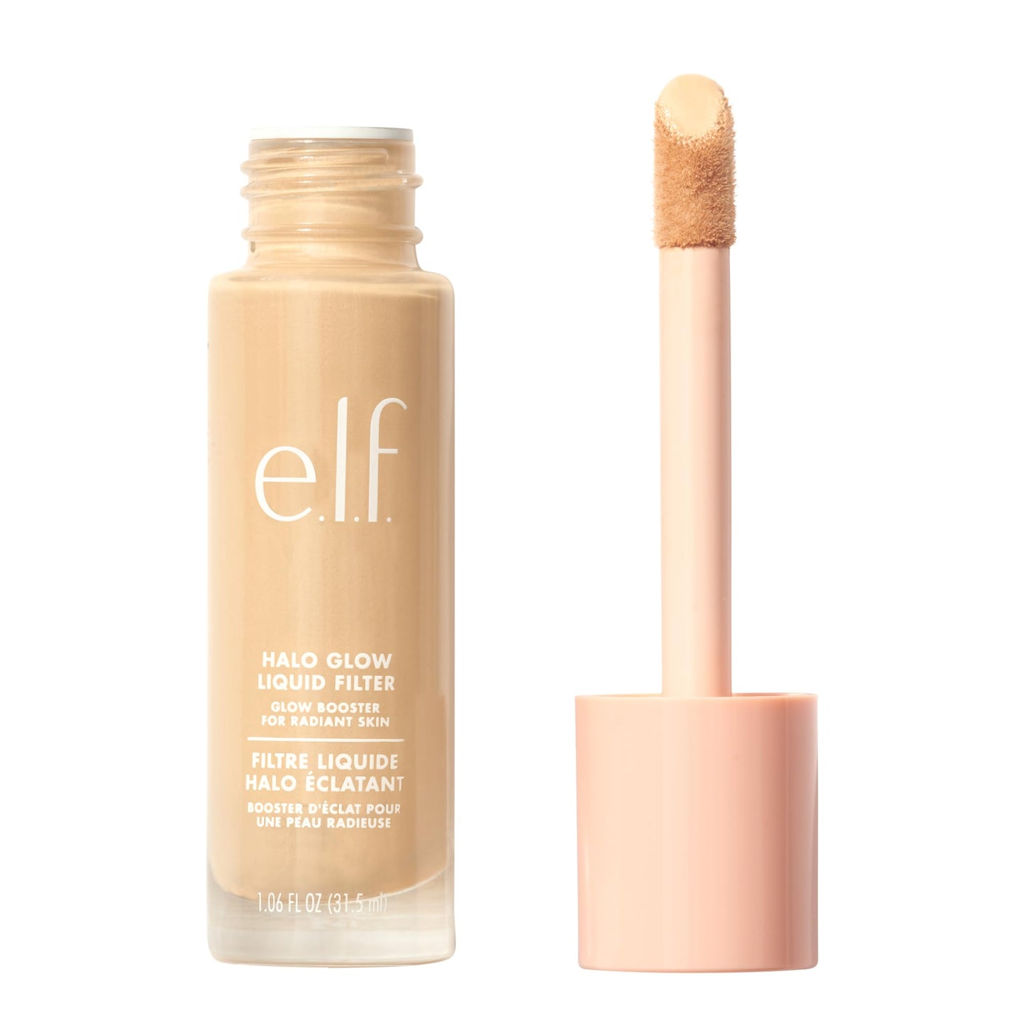 e.l.f. Halo Glow Liquid Filter, Complexion Booster For A Glowing, Soft-Focus Look, Infused With Hyaluronic Acid, Vegan , 0.5 Fair Beauty & Personal Care e.l.f.