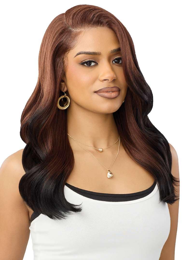 Outre Lace Front Wig - Perfect Hair Line - OnVybes - OnVybe 15 (TD CHESTNUT AUBURN)