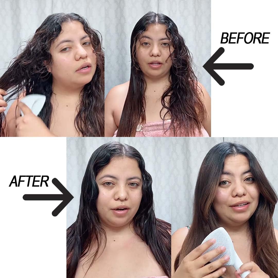 Cricket Ultra Smooth Coconut Detangling Brush for Wet, Dry Hair Anti-Frizz Detangler Shower Hairbrush with Coconut Oil and Keratin Protein Infused Beauty & Personal Care Cricket