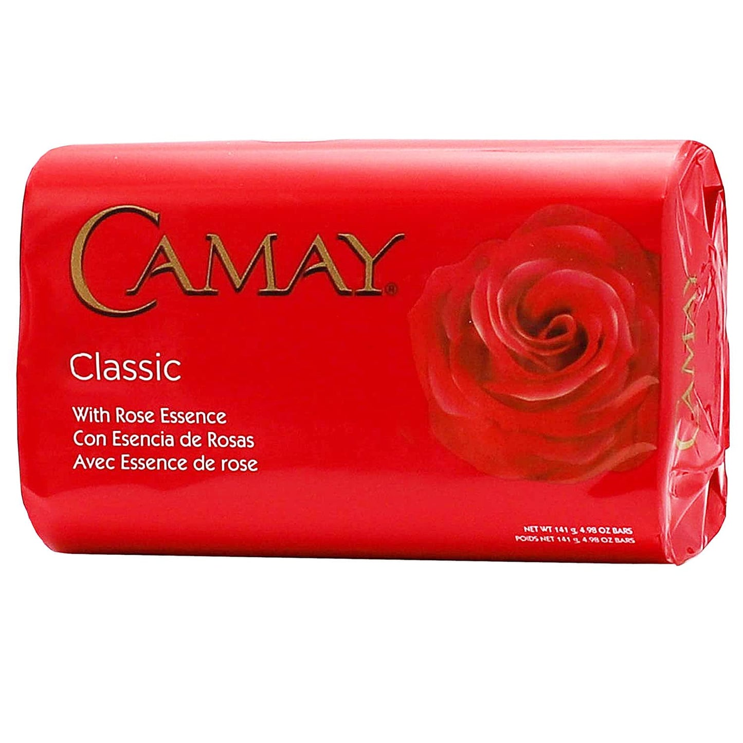 Camay Classic Bar Soap, Rose Essence, 4.98 Oz Each Soap, 6 Bar Soaps. Beauty & Personal Care Camay