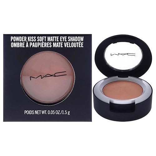 MAC Powder Kiss Eyeshadow - What Clout for Women - 0.05 oz Eye Shadow Beauty & Personal Care MAC