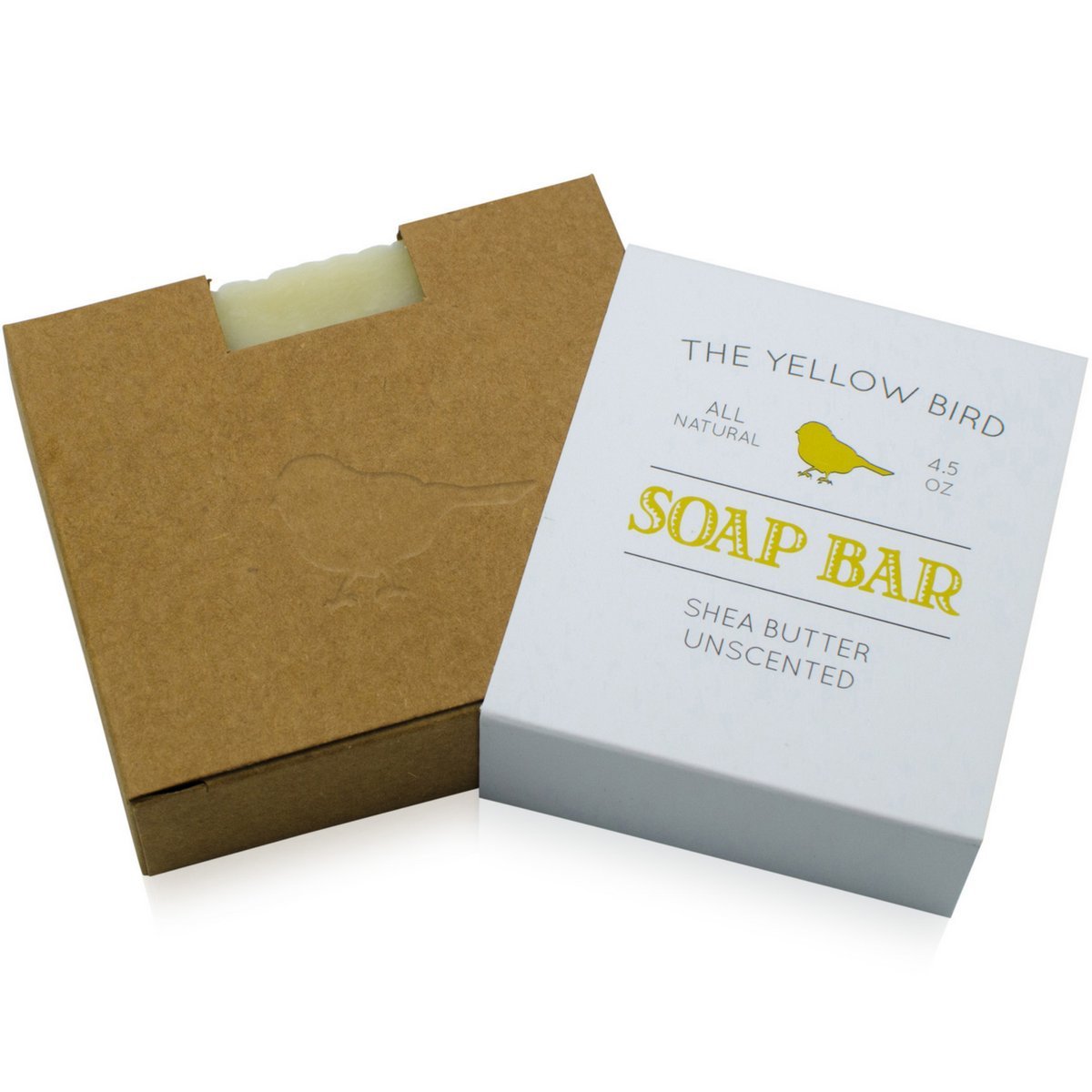 The Yellow Bird Unscented Soap Bar For Sensitive Skin. Handmade Face Soap that's Fragrance Free and Hypoallergenic. Natural, Vegan, and Organic Beauty & Personal Care The Yellow Bird
