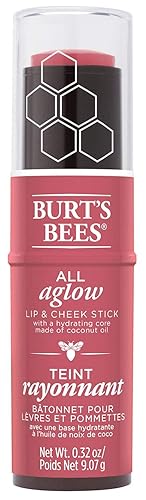 Burts Bees 100% Natural All Aglow Lip & Cheek Stick, Peony Pool - 1 Tube Beauty & Personal Care Burt's Bees