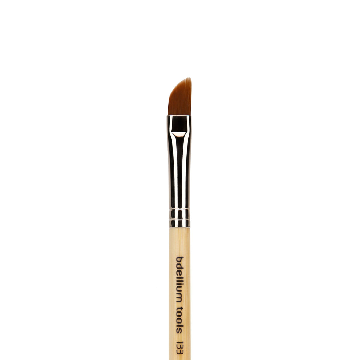 Bdellium Tools Professional Makeup Brush - Special FX Series 133 Small Dagger - With Soft Synthetic Fibers, For Lining the Eye Area (Bamboo, 1pc)