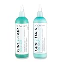 GIRL+HAIR Shampoo and Conditioner Set (2x 10.1 fl.oz./300 ml) - Moisturize and Hydrate Dry Hair and Scalp, Boost Shine, Reduce Itch and Frizz - No Beauty & Personal Care GIRL+HAIR