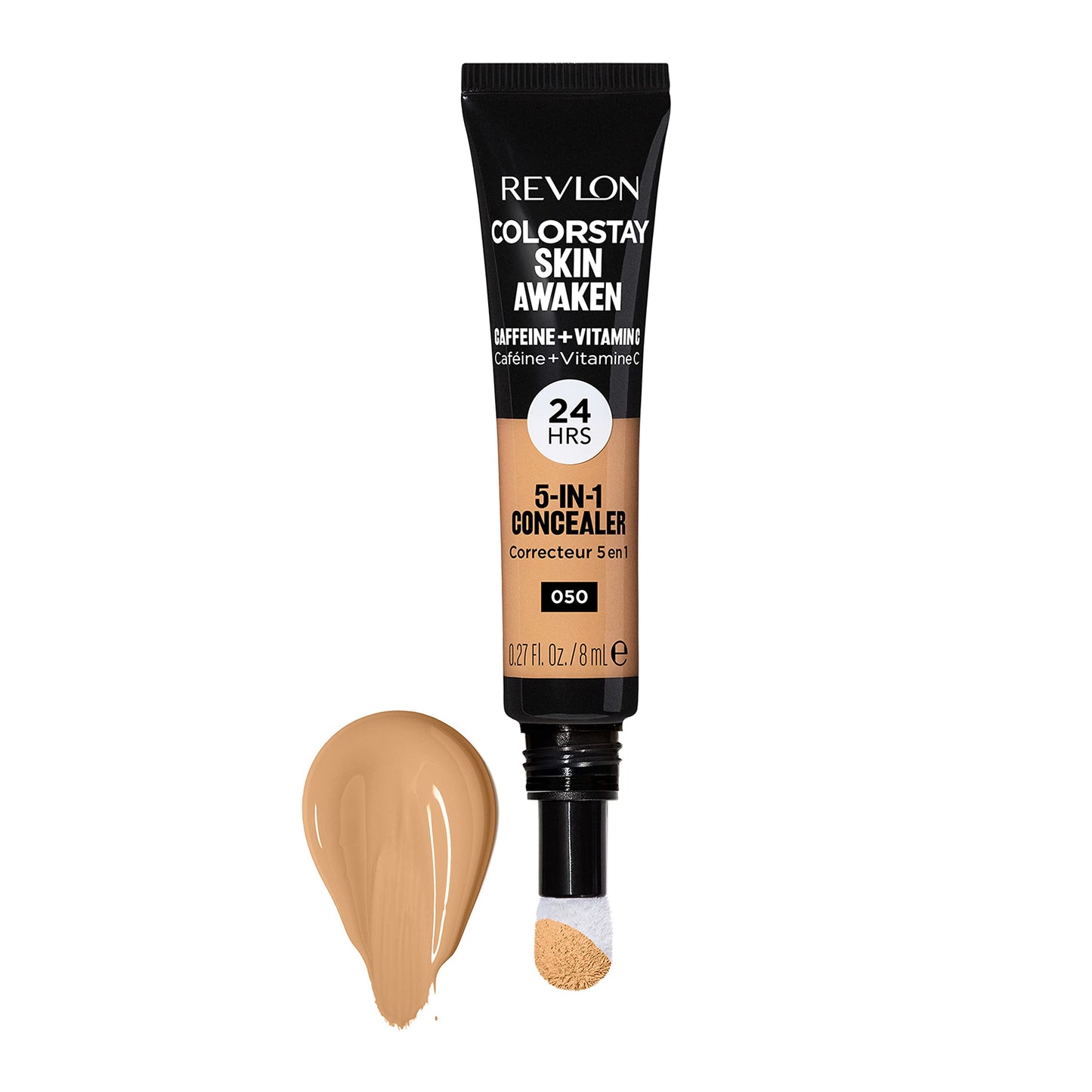 Revlon ColorStay Skin Awaken 5-in-1 Concealer, Lightweight, Creamy Longlasting Face Makeup with Caffeine & Vitamin C, For Imperfections, Dark Circles Beauty & Personal Care REVLON