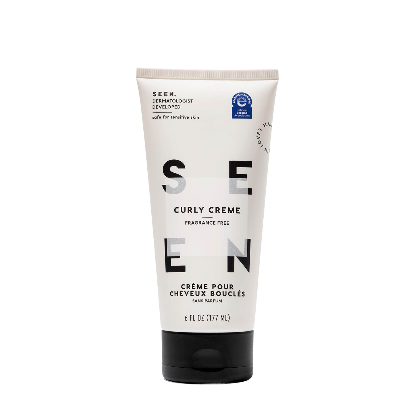 SEEN Curly Creme, Fragrance Free - Non-Comedogenic & Curl Defining Styling Hair Cream- Anti Frizz- Heat Protectant- Safe for Sensitive Skin Beauty & Personal Care SEEN