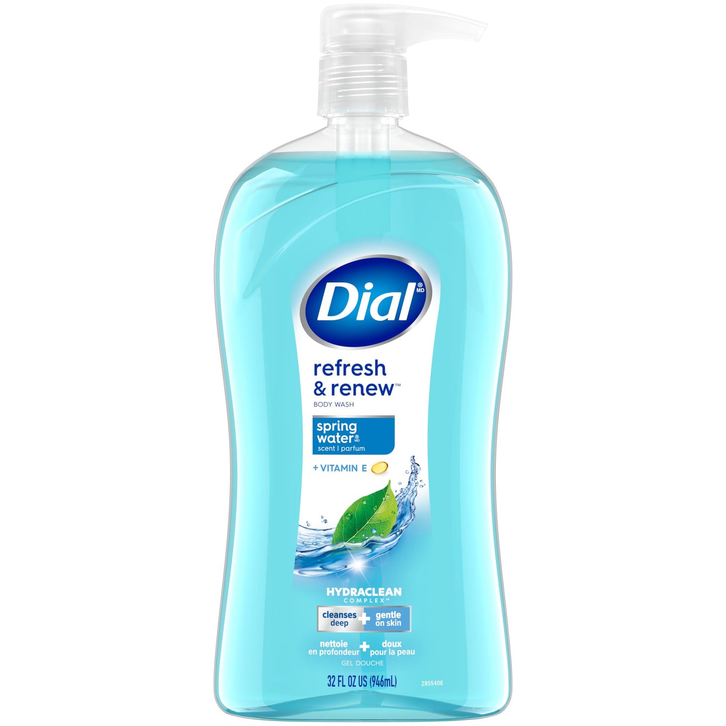 Dial Body Wash, Refresh & Renew Spring Water, 32 fl oz Beauty & Personal Care Dial