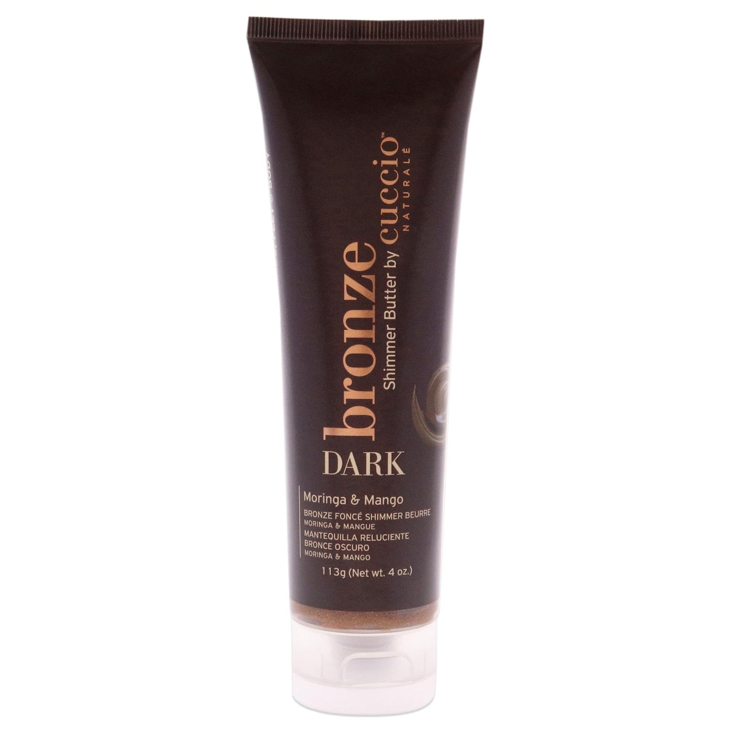 Cuccio Naturale Bronze Dark Shimmer Butter - Moringa and Mango Bronzer Women 4 oz Beauty & Personal Care Cuccio