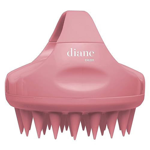 Diane Scalp Massage and Shampoo Brush with Soft Silicone Bristles, Exfoliates and Cleanses Scalp, Promotes Scalp Circulation, Evenly Distributes Hair Beauty & Personal Care Diane