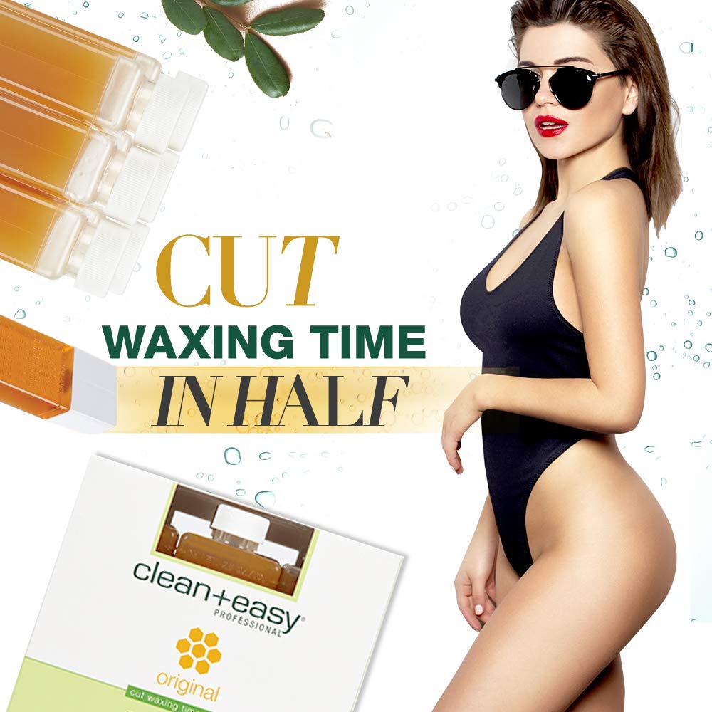 C+E Original Wax Refills, Large (leg) Original Wax, 2.8 oz - Pack of 12 Beauty and Personal Care Clean + Easy