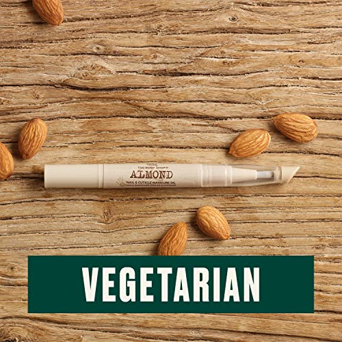 The Body Shop Almond Nail & Cuticle Oil – Two-in-One Pen Conditions Nails & Softens Cuticles – 0.06 oz Beauty & Personal Care The Body Shop