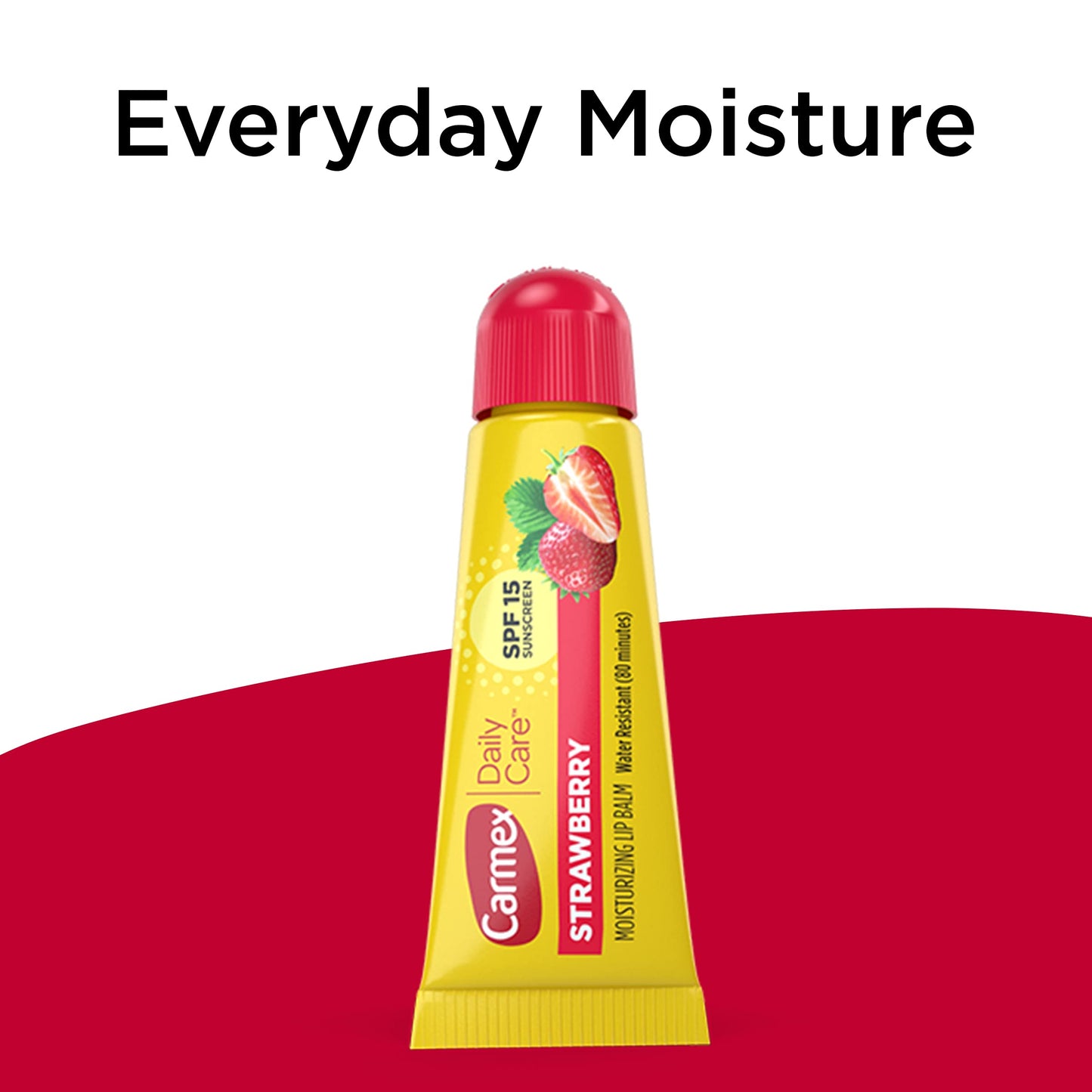 Carmex Daily Care Moisturizing Lip Balm with SPF 15, Strawberry Lip Balm Tubes, 0.35 OZ Each - 3 Count (Pack of 4) Beauty & Personal Care Carmex