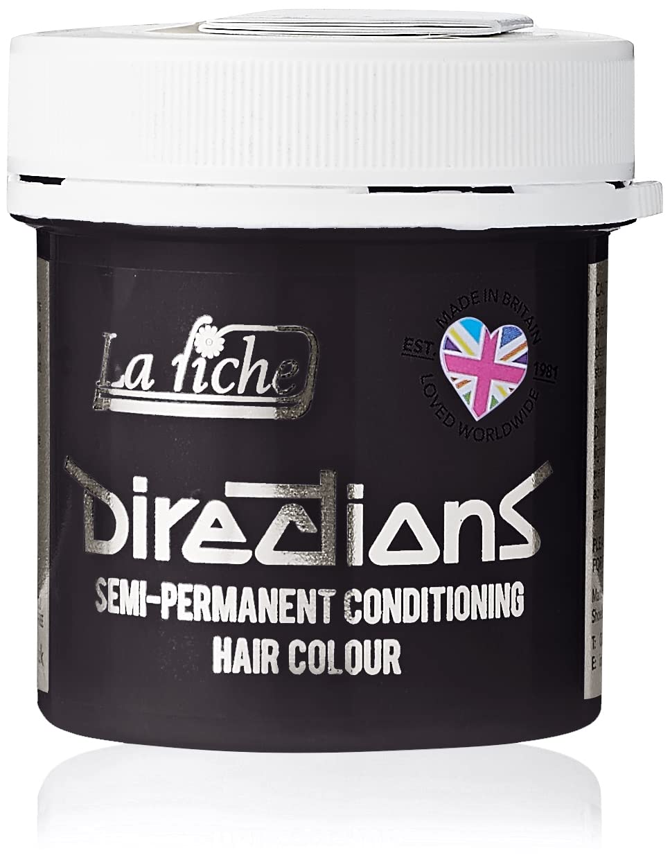 DIRECTIONS Ebony Semi-Permanent Hair Colour - 88ml Tub by La Riche Beauty & Personal Care Directions