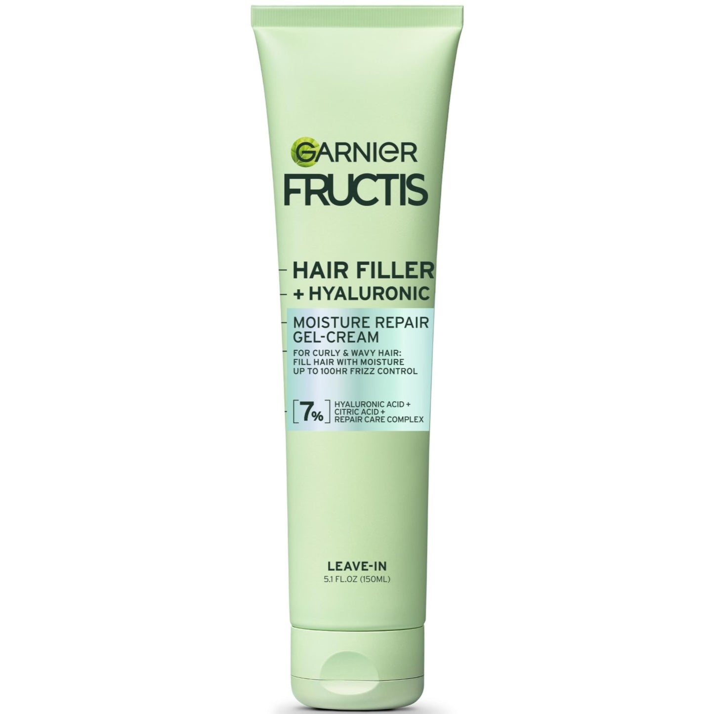 Garnier Fructis Hair Filler Moisture Repair Gel-Cream, Hair Gel for Curls and Waves with Hyaluronic Acid, 5.1 Fl Oz, 1 Count Beauty & Personal Care Garnier