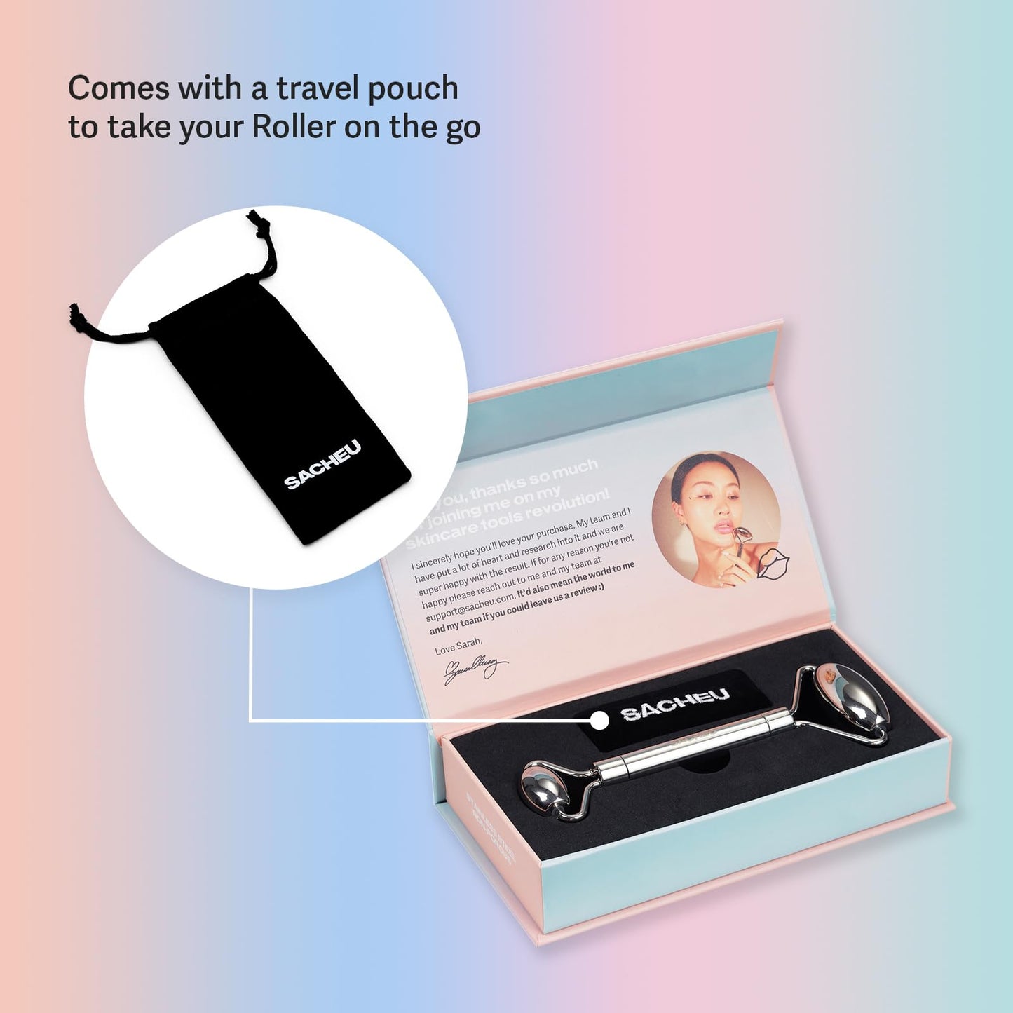 Sacheu Gua Sha Facial Tools Muscle Scraper (Face Roller) Beauty & Personal Care Sacheu