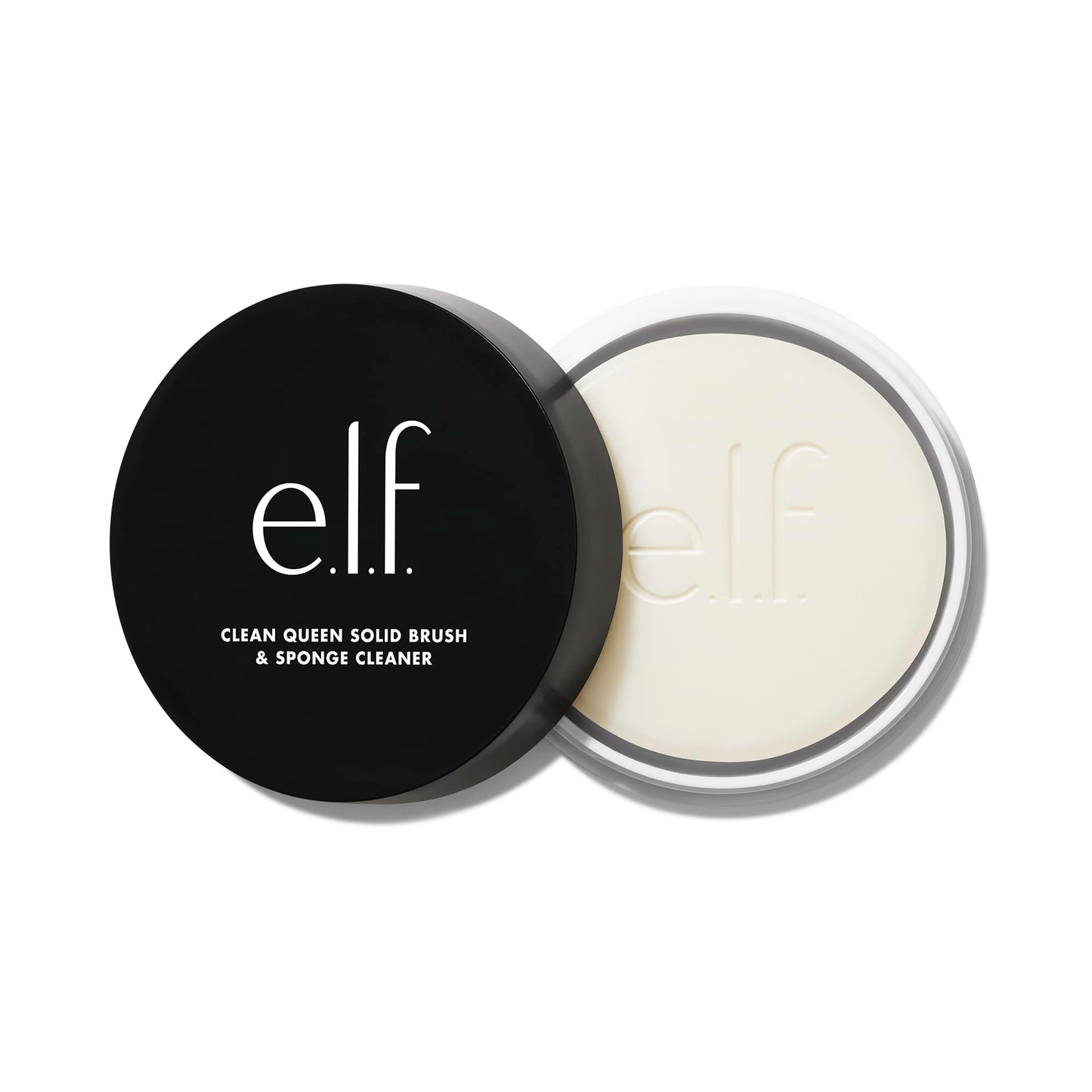 e.l.f. Clean Queen Solid Brush & Sponge Cleaner, Cleanses Face & Eye Makeup Brushes & Sponges, Nourishing, Non-Damaging Formula, Vegan & Cruelty-Free Beauty and Personal Care e.l.f. Default Title