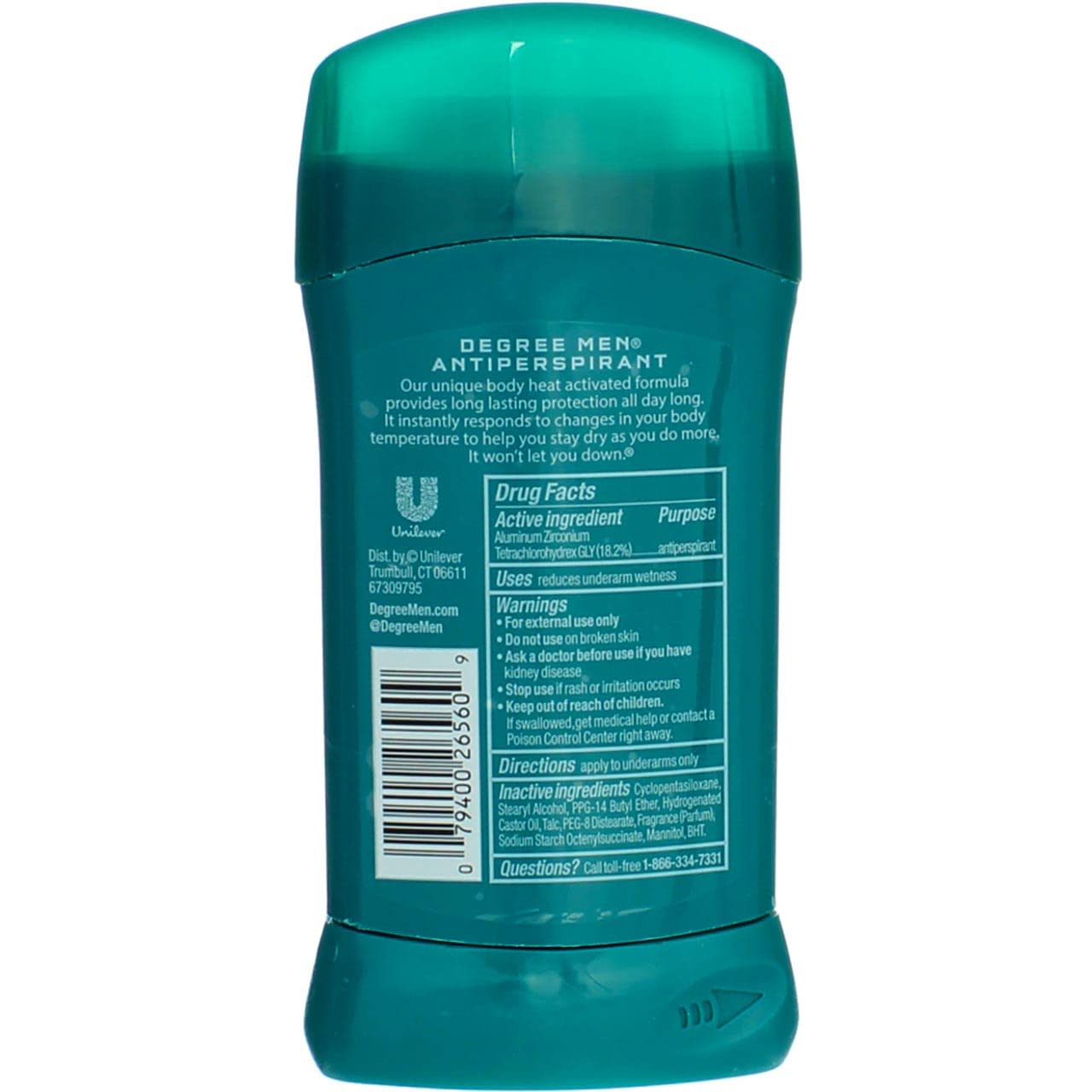 Degree Men Anti-Perspirant Deodorant Invisible Stick Extreme Blast - 2.7 oz, Pack of 6 Beauty and Personal Care DEGREE