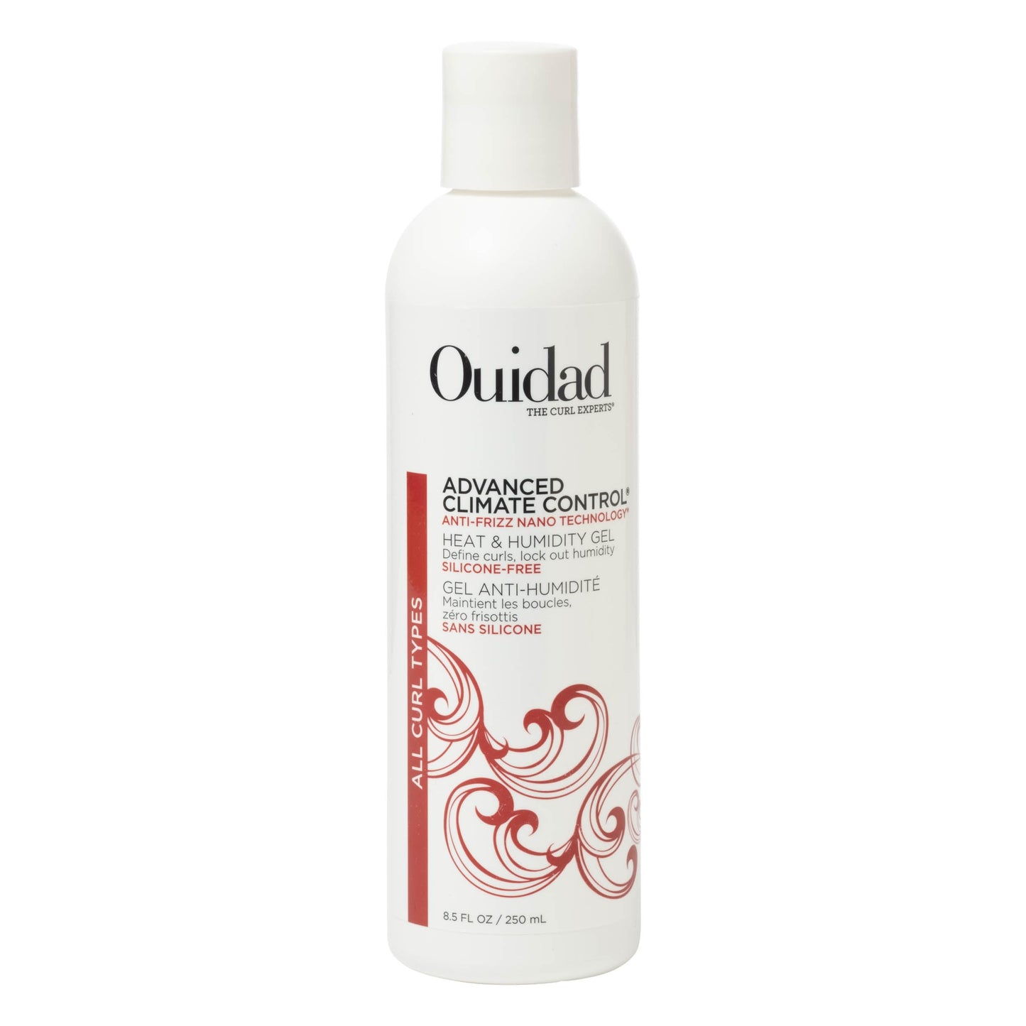 Ouidad Advanced Climate Control Heat & Humidity Gel - 8.5 fl oz, Anti-Frizz Nano Technology, Locks Out Humidity, Crunch-Free Styling Gel for Curly Beauty & Personal Care Ouidad