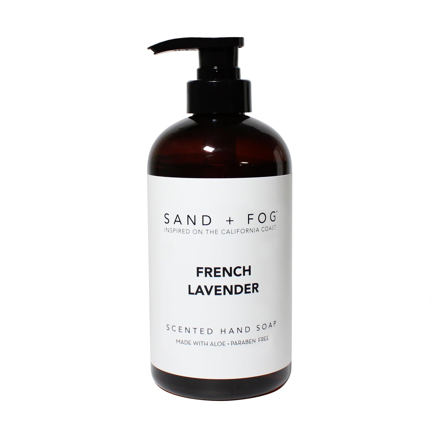Sand + Fog French Lavender - Scented Liquid Hand Soap - Moisturizing Hand Soap - Made with Aloe - Paraben Free- 20 oz Beauty & Personal Care Sand + Fog