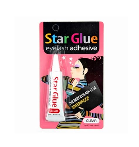 Star Eyelash Glue for Strip Lashes (Clear) 7g (1/4oz) Beauty & Personal Care Star