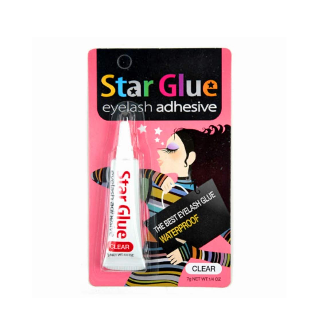 Star Eyelash Glue for Strip Lashes (Clear) 7g (1/4oz) Beauty & Personal Care Star