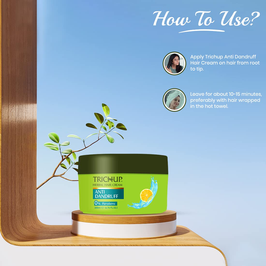 Trichup Anti Dandruff Cream (200ml) Beauty & Personal Care TRICHUP