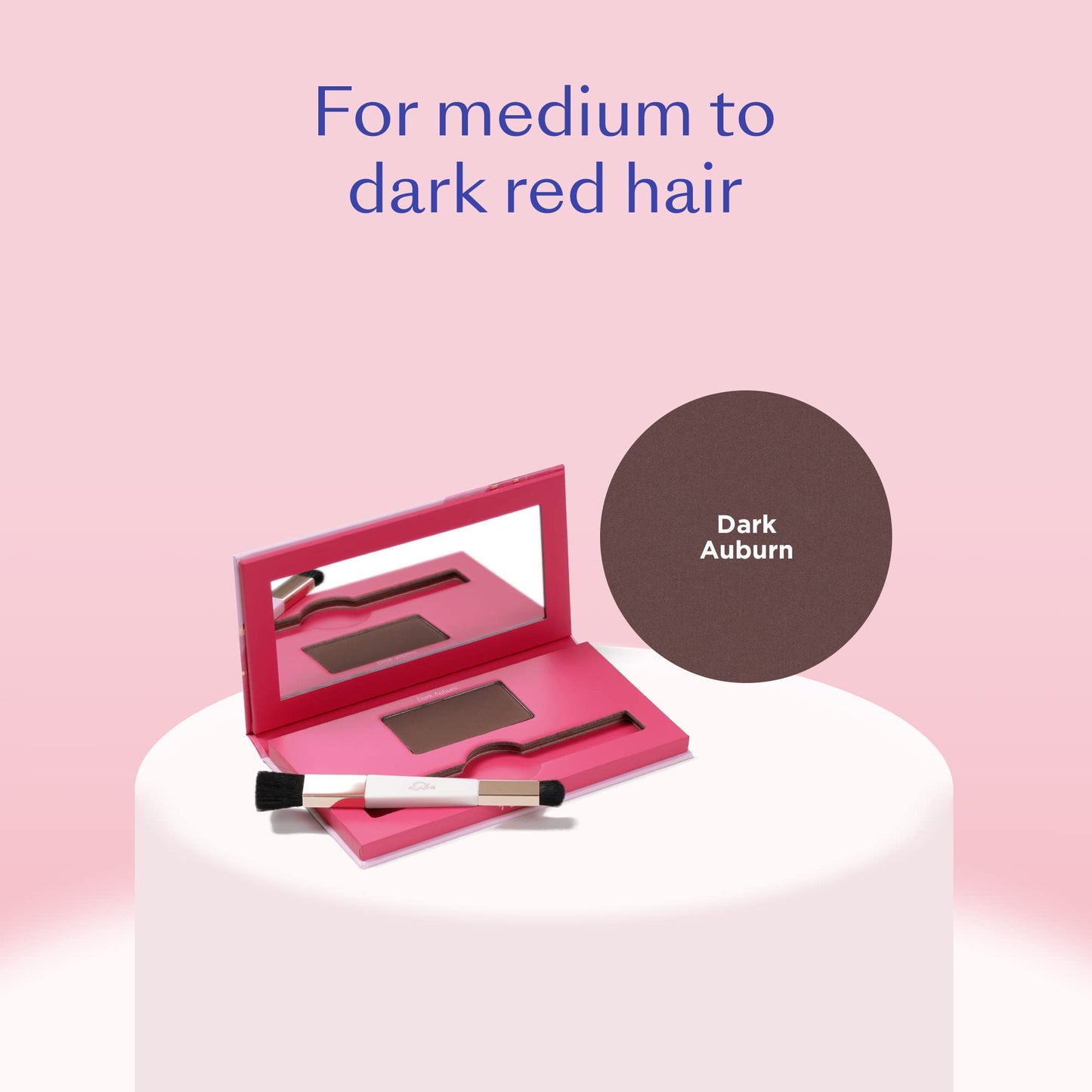 eSalon Root Touch Up + Brow Powder, Conceal & Cover (Dark Auburn) - Hairline Powder for Women - Scalp Concealer & Filler for Thinning & Gray Hair Beauty & Personal Care eSalon