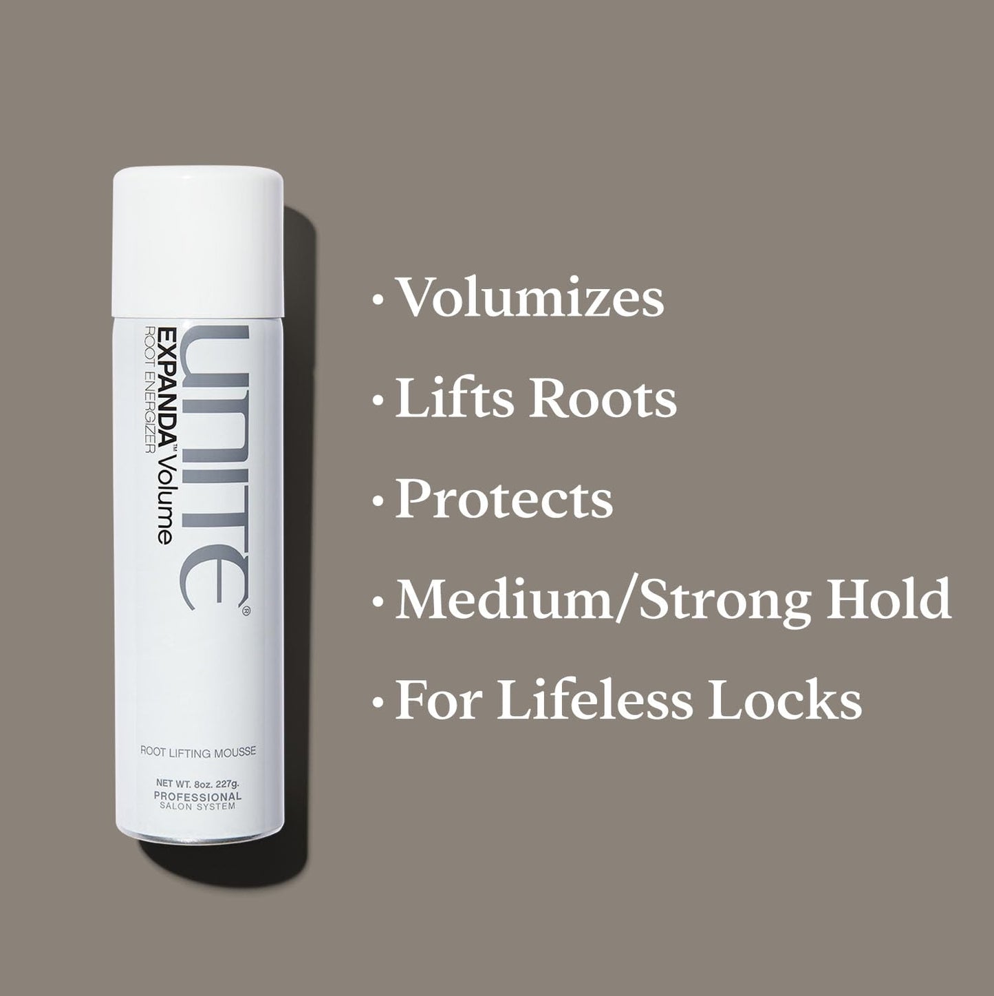 UNITE Hair - EXPANDA Volume - Volumizing Spray Foam for Lift, Root Support & Medium Hold - Ideal for Fine & Limp Hair, 8 oz Beauty & Personal Care UNITE