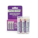 Oncology Lip Balm USDA Organic, Hydrate Dry, Parched Lips. Moisturizing -3 Pack Beauty & Personal Care PhysAssist