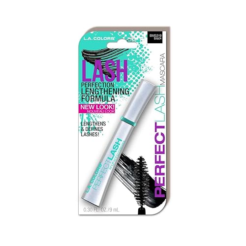 L.A. COLORS Perfect Lash Mascara (carded), Black CBMS319A Beauty & Personal Care L.A. COLORS