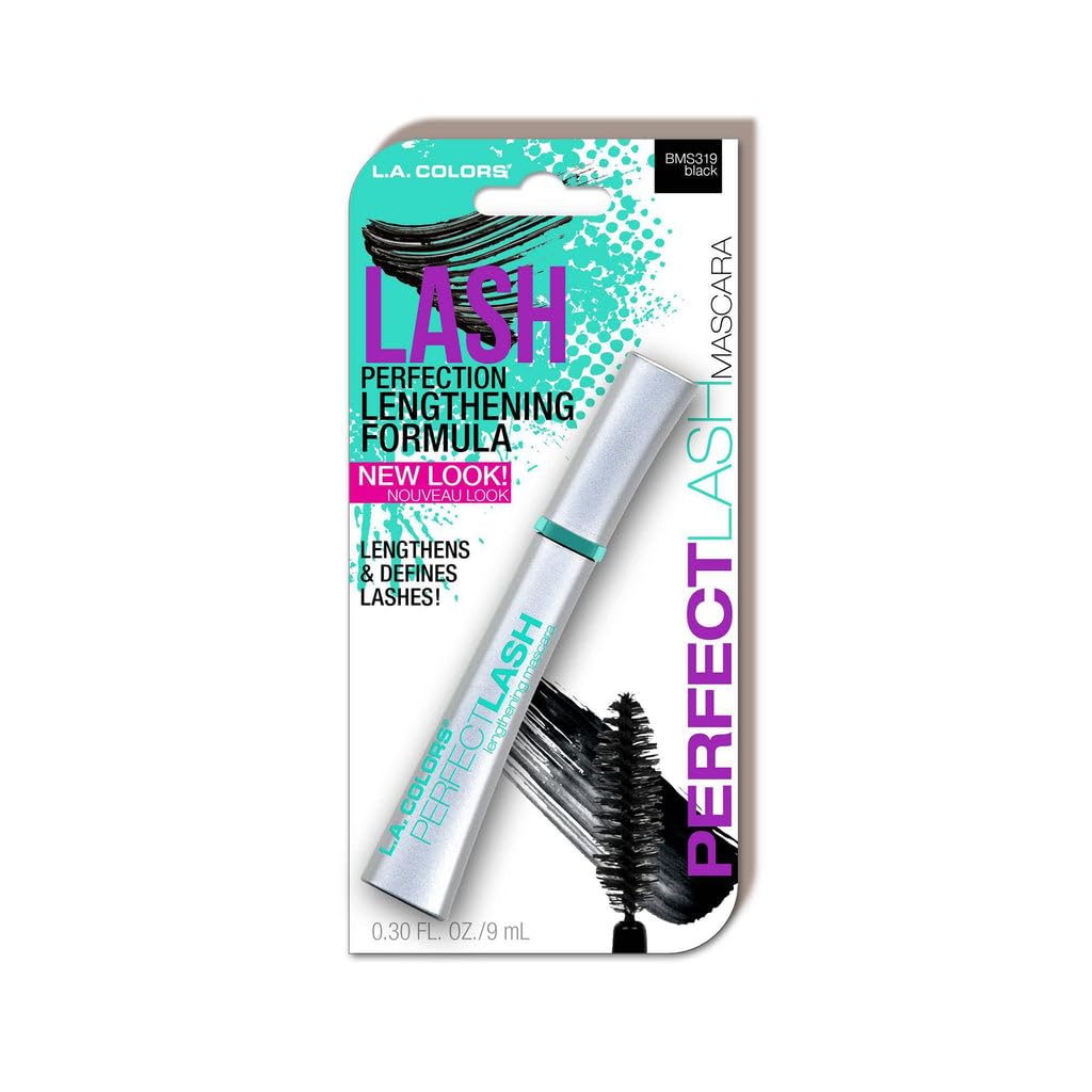 L.A. COLORS Perfect Lash Mascara (carded), Black CBMS319A Beauty & Personal Care L.A. COLORS