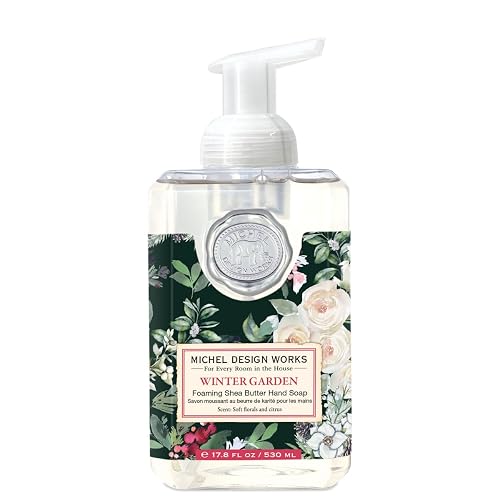Michel Design Works Foaming Hand Soap, Winter Garden, Beautiful Square Container with Pump Beauty & Personal Care Michel Design Works