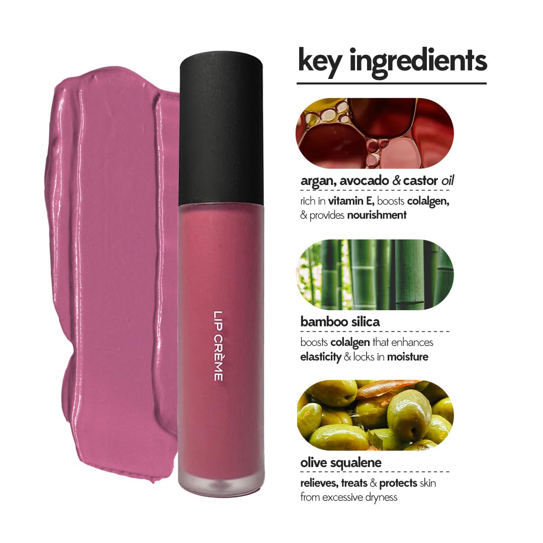RUBY'S ORGANICS Liquid Lipstick Weightless Creme Finish | Silky Smooth Texture, Highly Pigmented, Soft Velvet Finish, Long Lasting Rich Color, Beauty & Personal Care RUBY'S ORGANICS