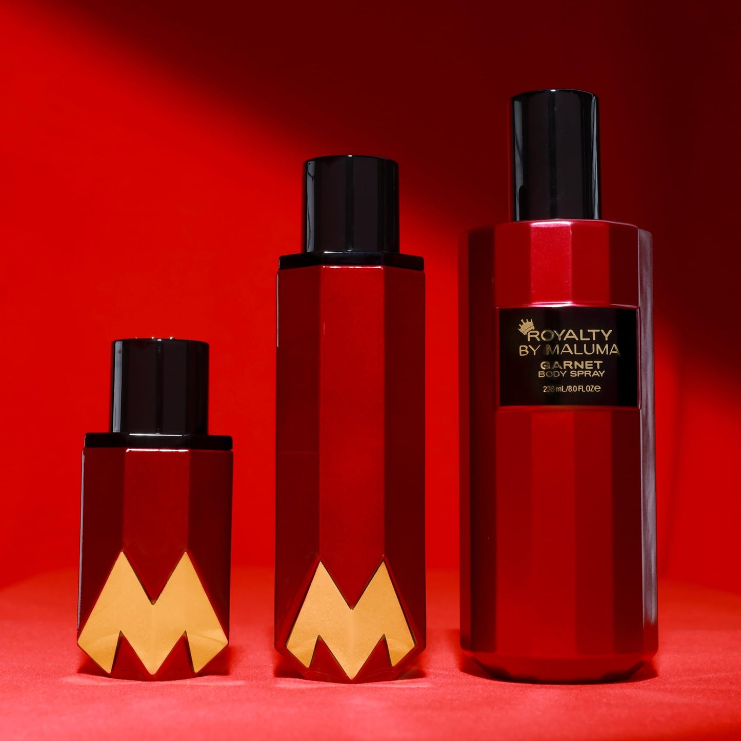 Garnet Body Spray for Men, 8 oz - Bold and Vibrant Perfume for Men - Fougere Woody Fragrance - Top Notes of Lavender and Baies Rose - Ideal Gift Beauty & Personal Care Royalty By Maluma