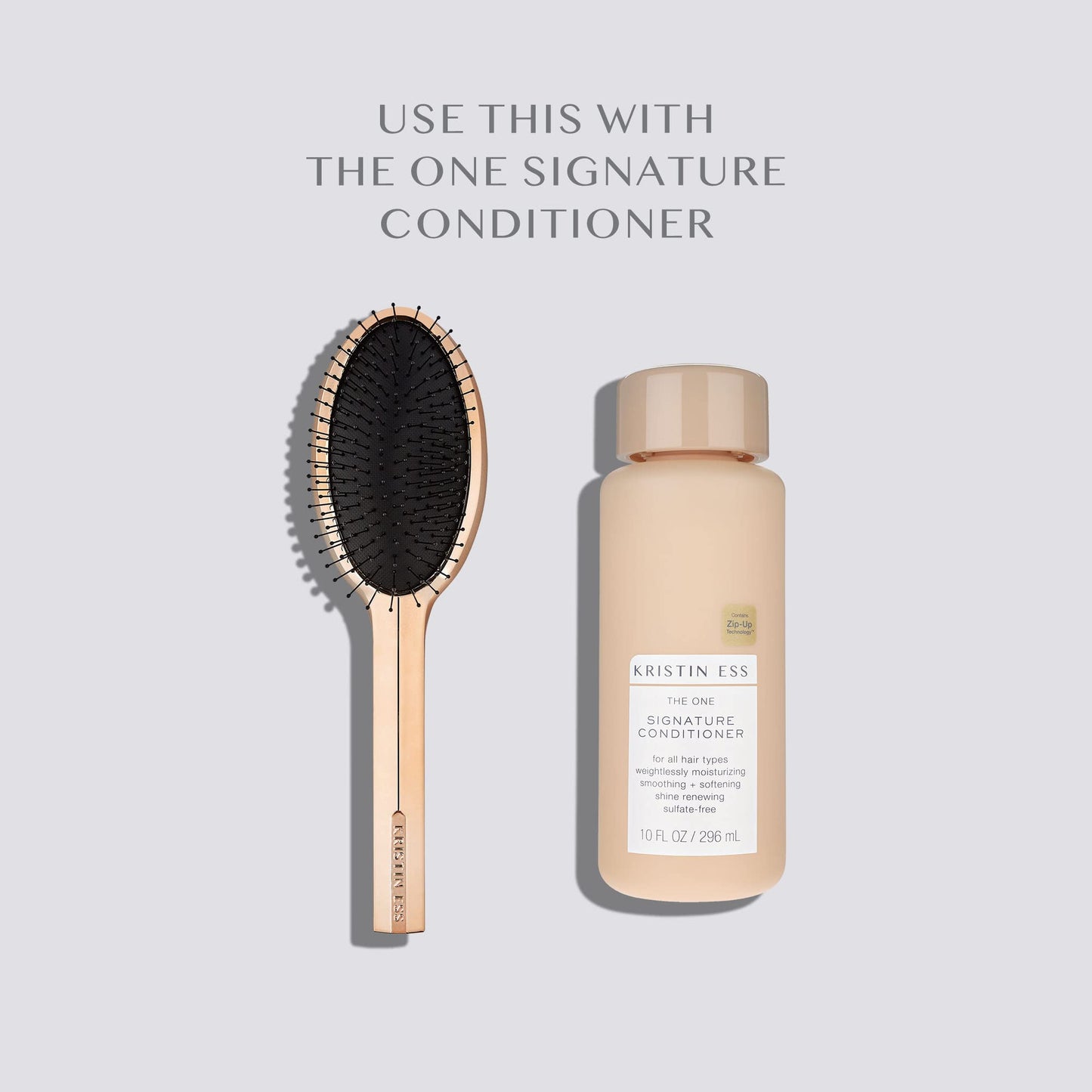 Kristin Ess Style Assist Medium Detangling Hair Brush For Thick, Thin, Straight, Curly, Wavy + All Hair Types - Detangling + Shine Boosting Salon Beauty & Personal Care Kristin Ess