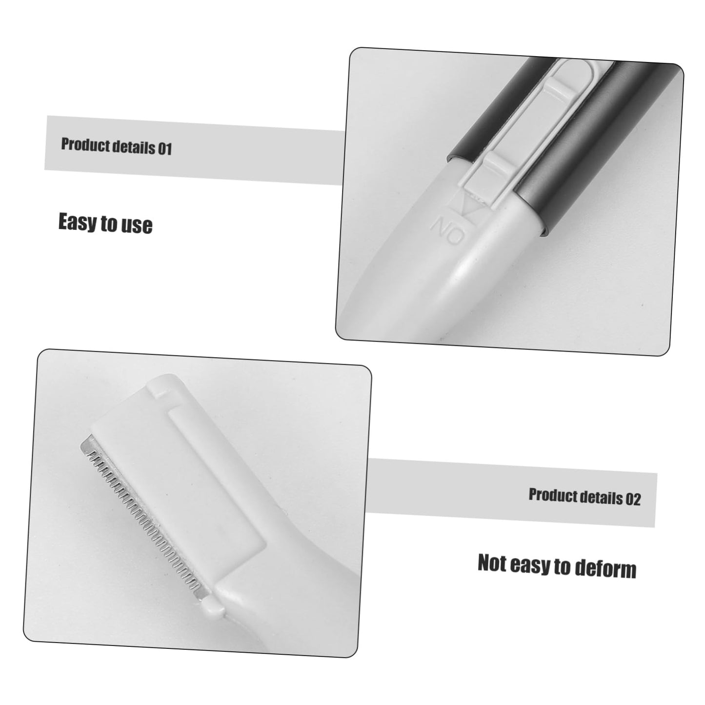 Uonlytech Bikini Trimmer Facial Hair Remover Professional Portable Mini Eyebrow Trimmer Body Shaver Electric Razor Hair Remover for Women Ladies Beauty and Personal Care Uonlytech