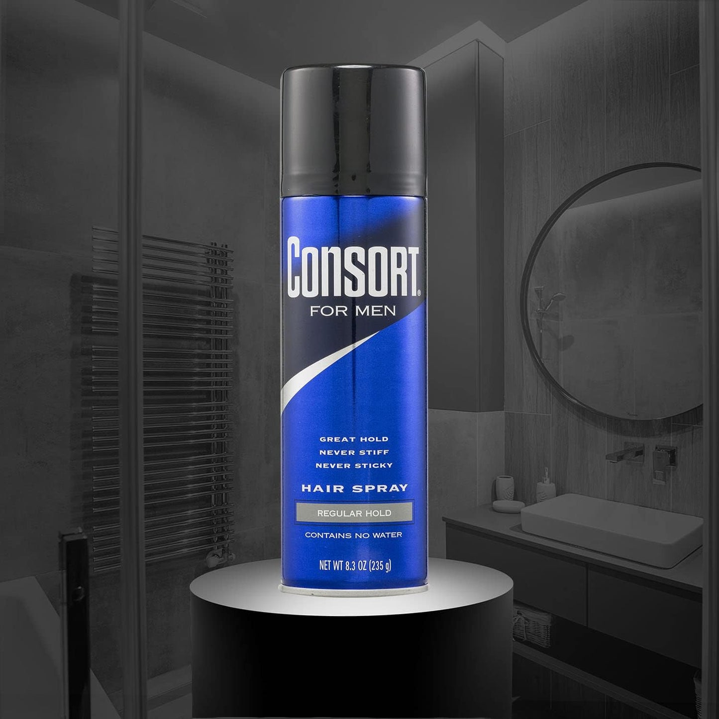 Consort Hair Spray 8.3 Ounce Regular Hold Aerosol (Pack of 3) Beauty & Personal Care Consort