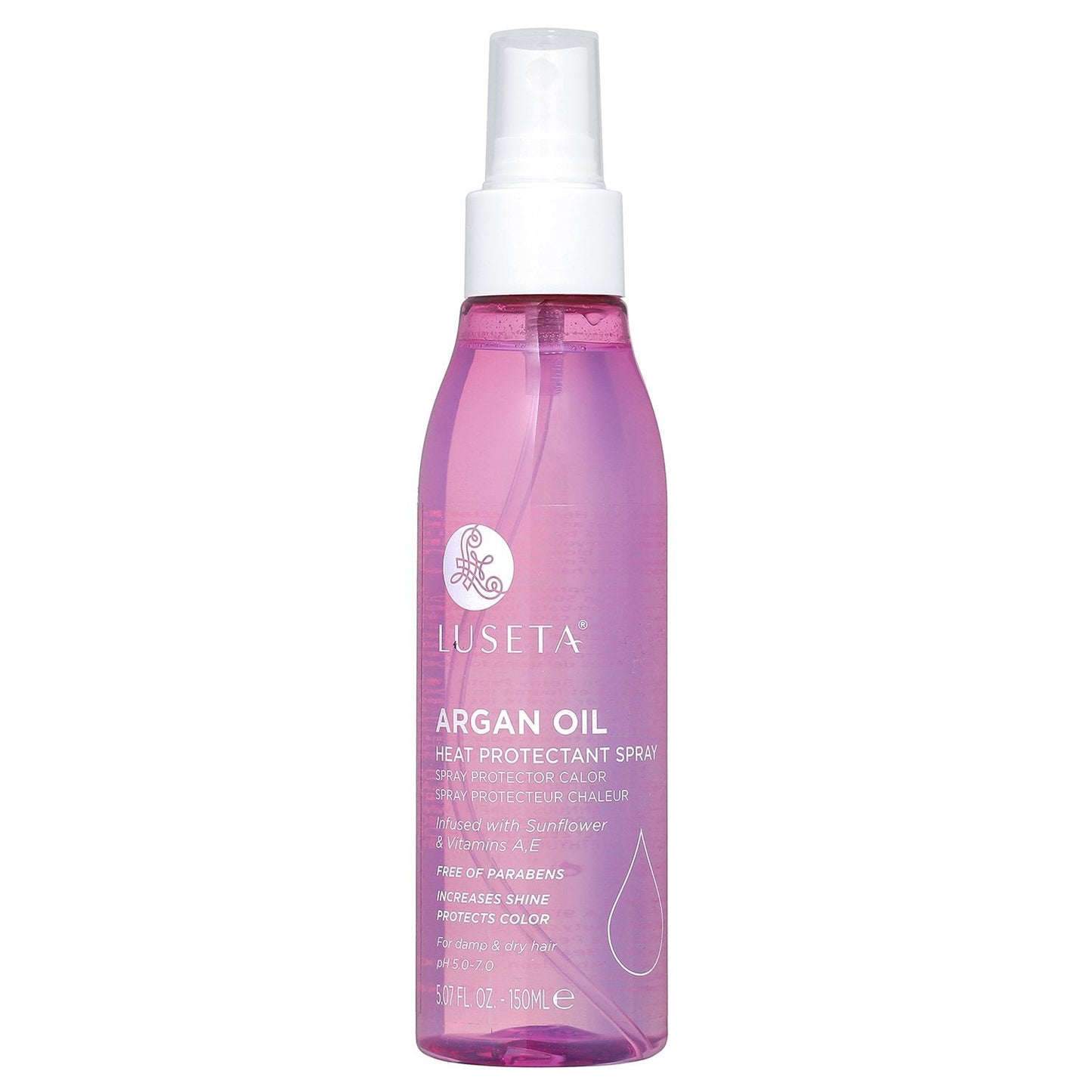Luseta Argan Oil Heat Protectant Spray, Reduces Blow-dry Time by 50%, Provides Invisible Weightless Heat Shield to Fight Against Damage Caused by UV Beauty & Personal Care L LUSETA