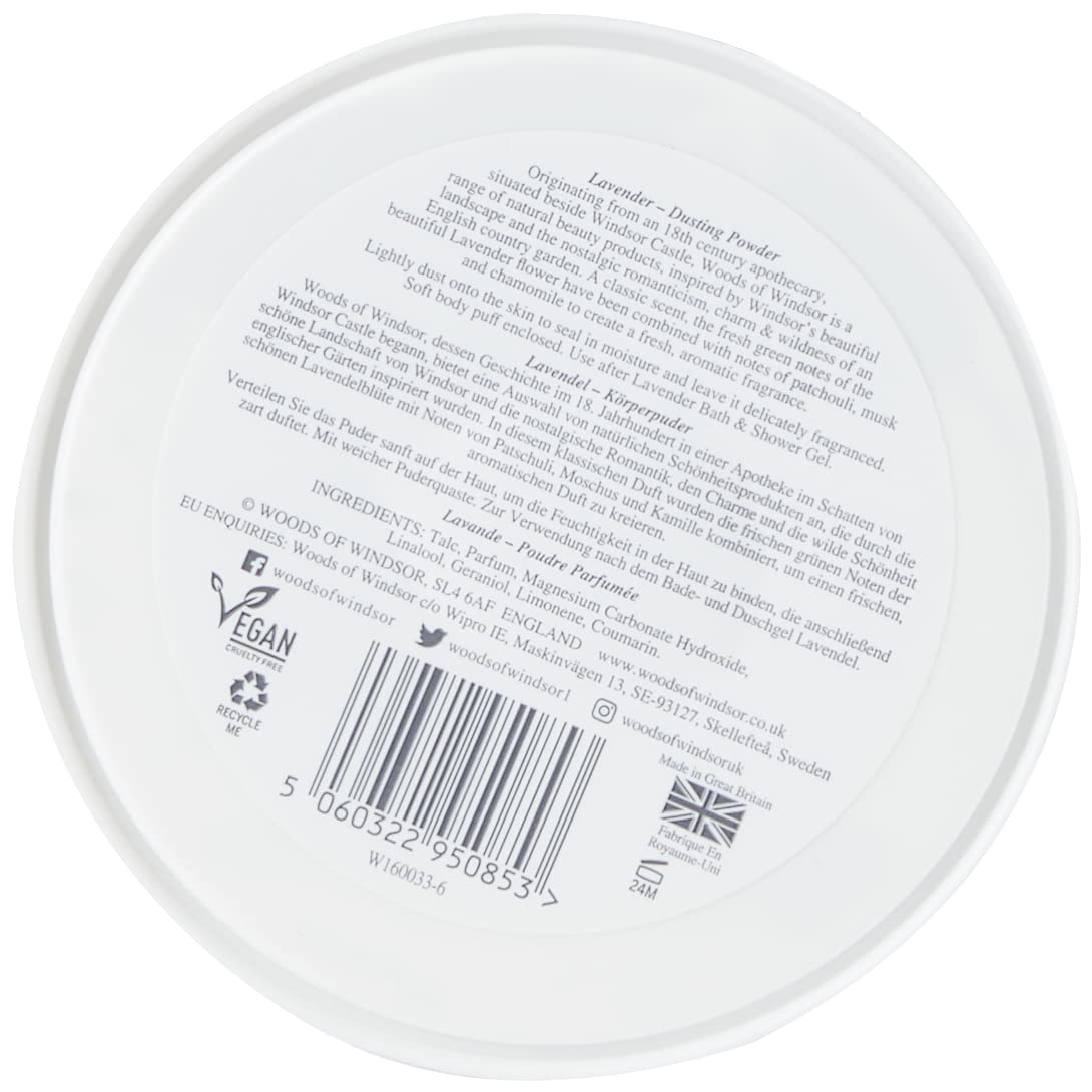 Woods Of Windsor Lavender Body Dusting Powder With Puff for Women, 3.5 Ounce Beauty & Personal Care Woods of Windsor