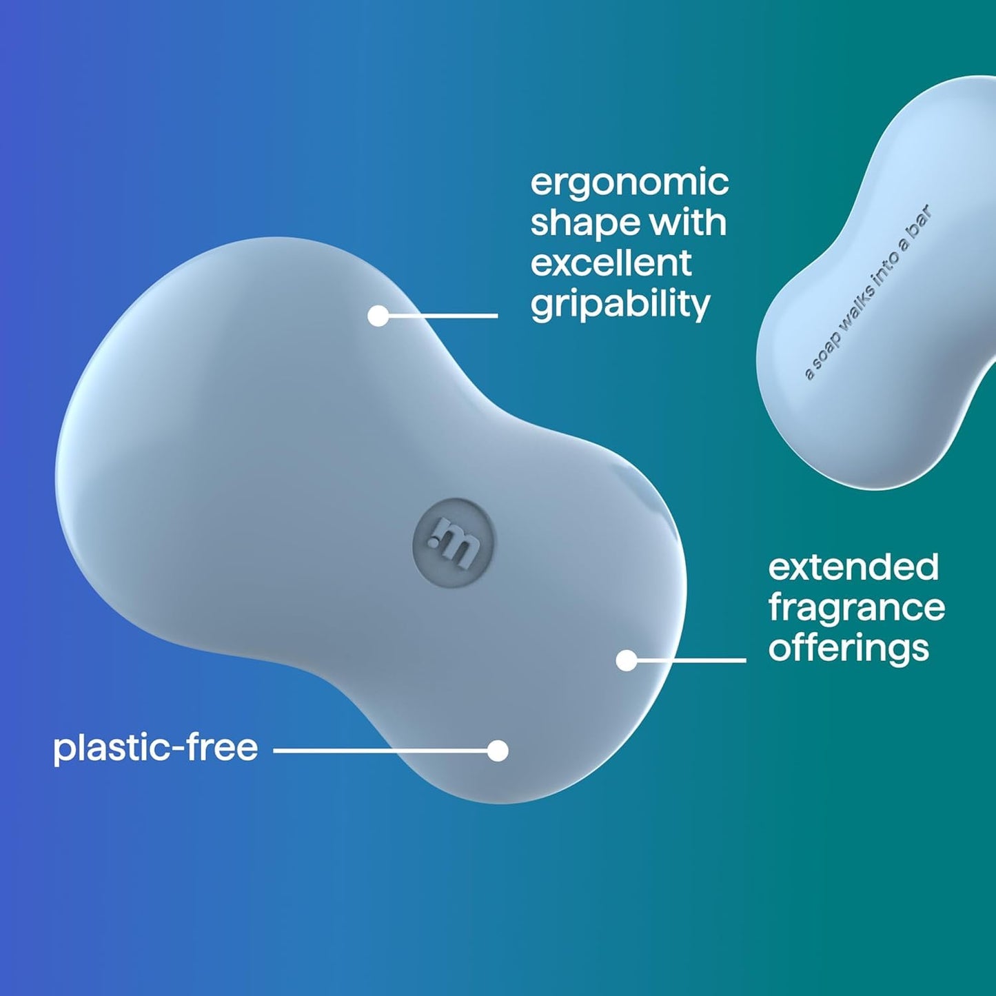 Method Bar Soap, Glacier + Granite, Plastic Free, 2 bars, 5oz each Beauty & Personal Care Method