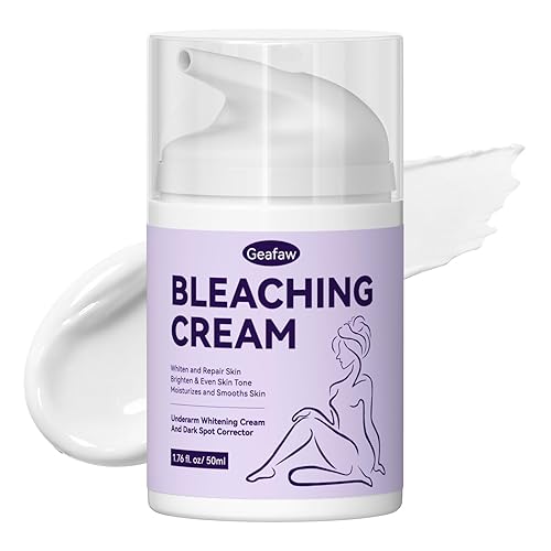 Skin Bleaching Cream, Skin Lightening Cream with Vitamin C for Intimate Areas, Dark Spot Remover for Body, Sensitive, Face, Intimate Areas Underarms Beauty & Personal Care GEAFAW
