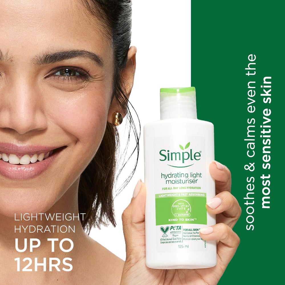 Simple Kind To Skin Hydrating Light Moisturiser 125 ml by Simple Beauty & Personal Care Simple