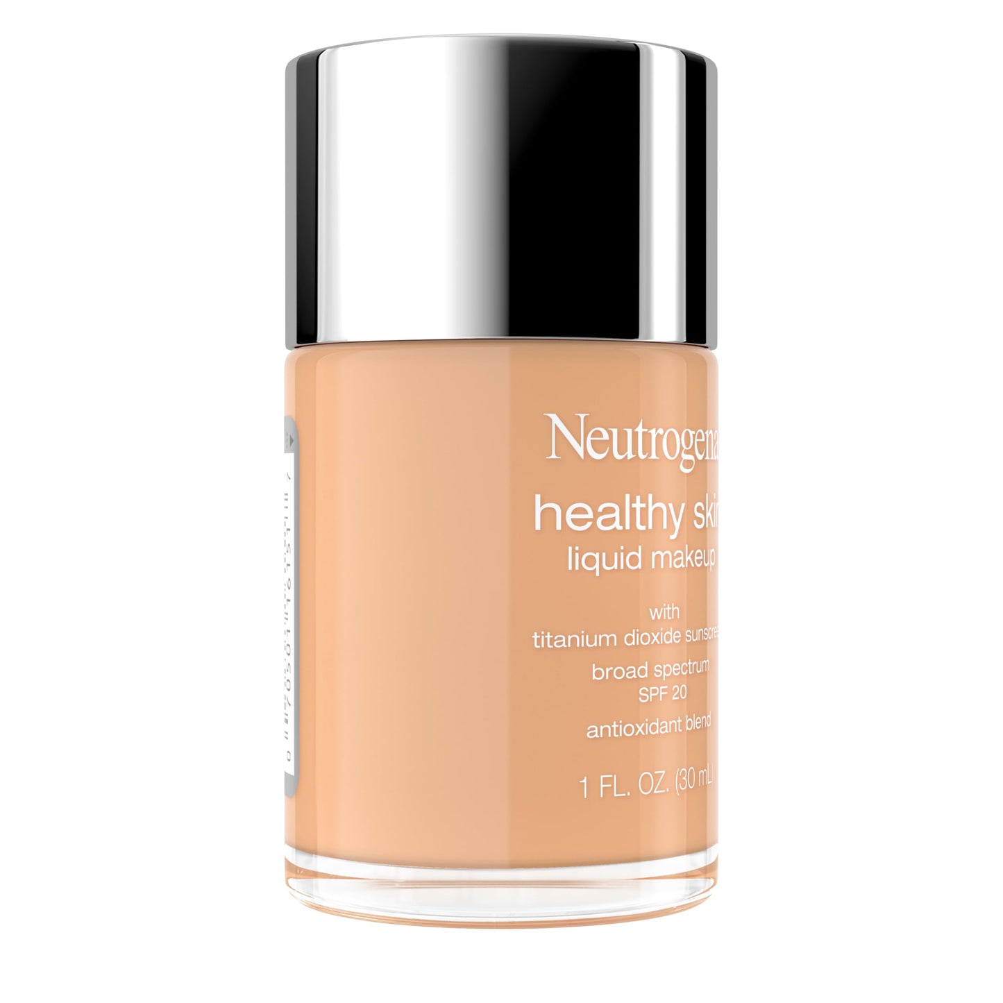 Neutrogena Healthy Skin Liquid Foundation Makeup Broad Spectrum SPF 20 Sunscreen, Medium Coverage, Vit B5, Antioxidants, All Day Wear, Buff Beige Beauty & Personal Care Neutrogena