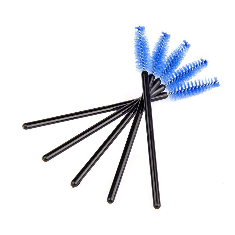 50 Pcs Disposable Mini Eyelash Eye Lash Makeup Brush Mascara Wands Applicator Blue Beauty & Personal Care GBSTORE