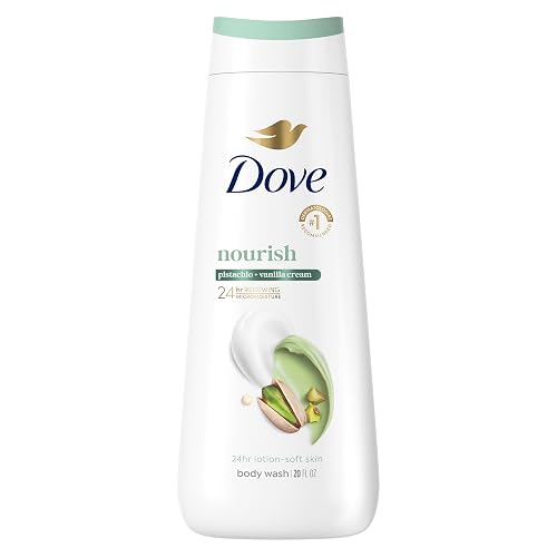 Dove Hydrating Body Wash for Women Pistachio & Vanilla Cream for Hydrated & Repaired Skin 20 fl oz Beauty & Personal Care Dove