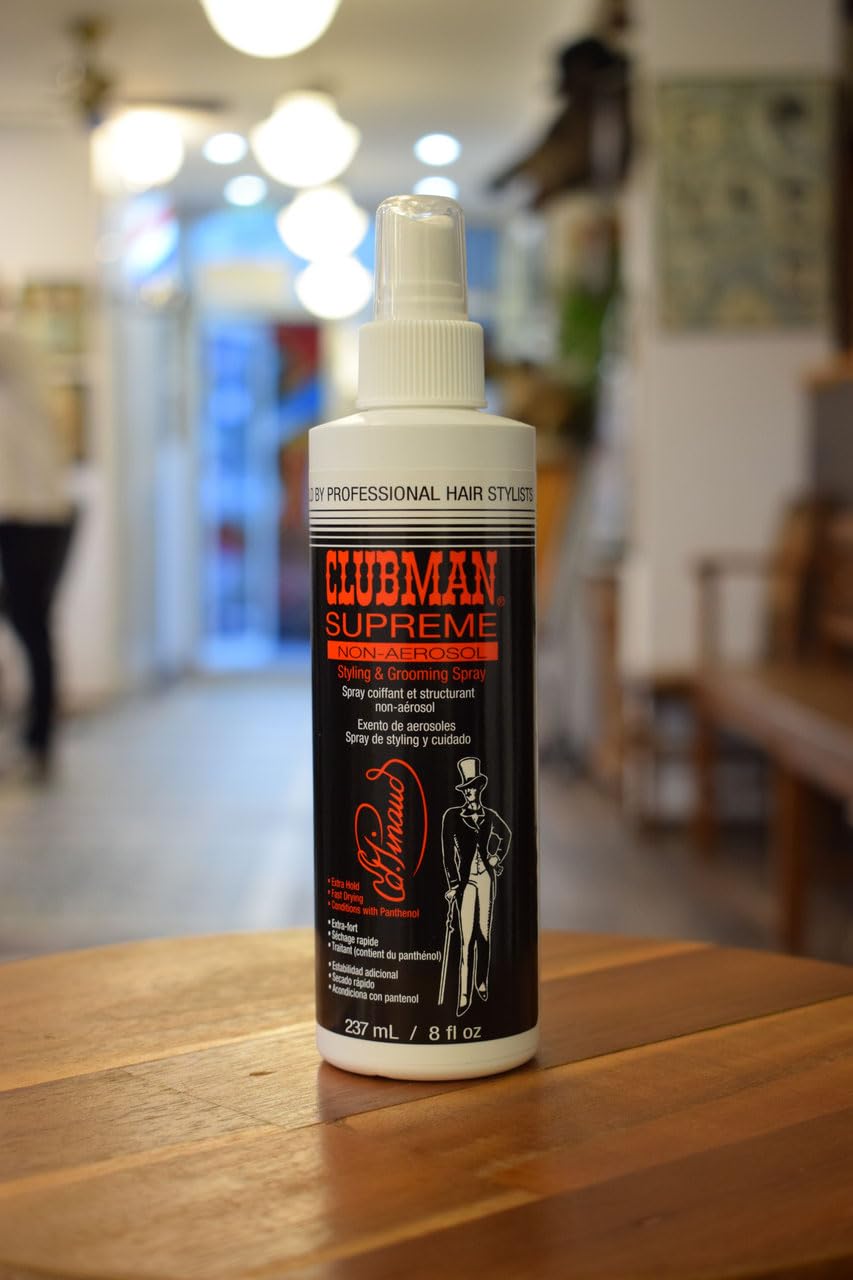 Clubman Supreme Non-Aerosol Styling & Grooming Spray 8 oz (Pack of 4) Beauty & Personal Care Clubman