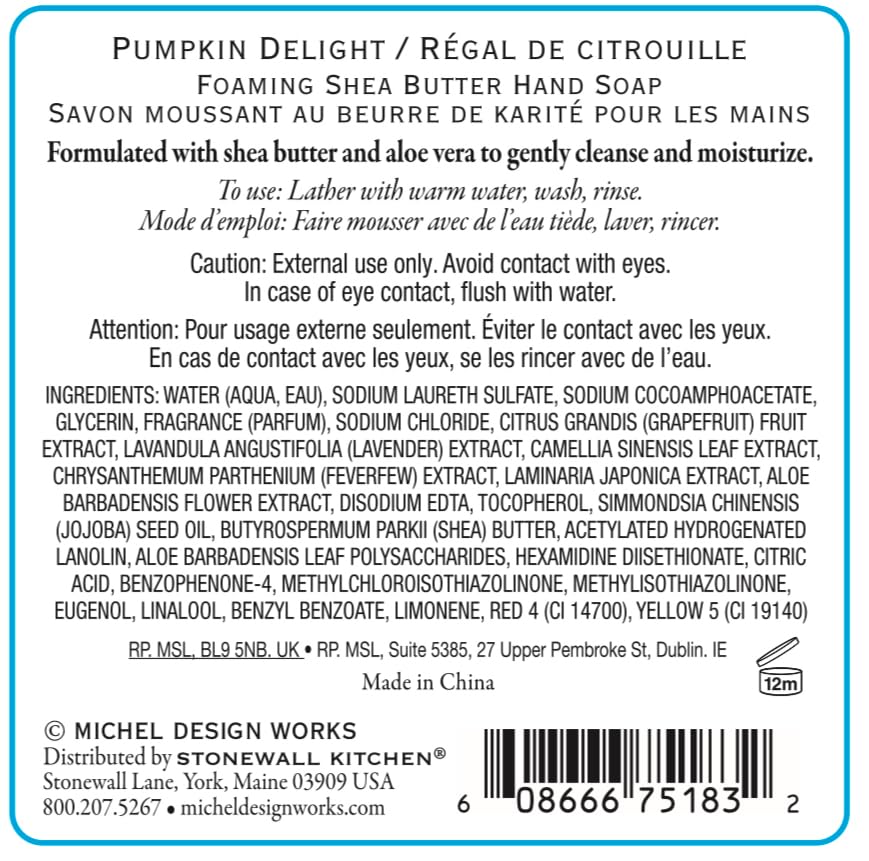 Michel Design Works Scented Foaming Hand Soap and Napkin Caddy Set, Pumpkin Delight Beauty & Personal Care Michel Design Works
